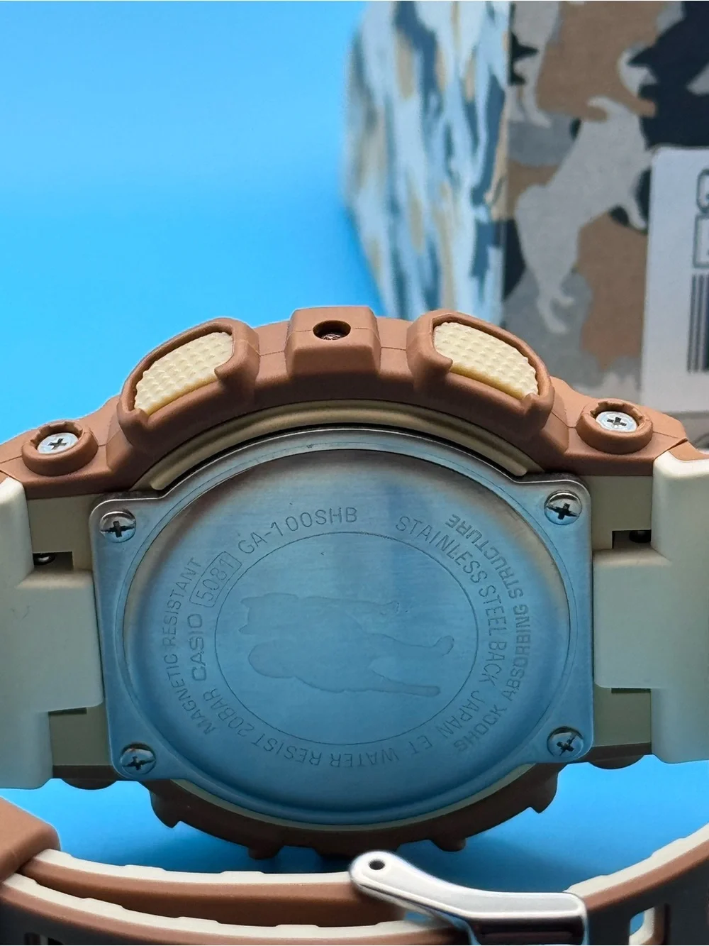 Limited Edition Casio G-SHOCK GA-100SHB-5AJR “Shiba-Inu” Series From Japan (Tan)